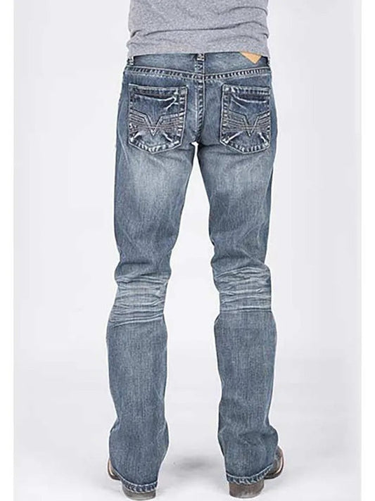 Tin Haul Guy's Jean (Medium Wash) - Men's Bootcut Jeans