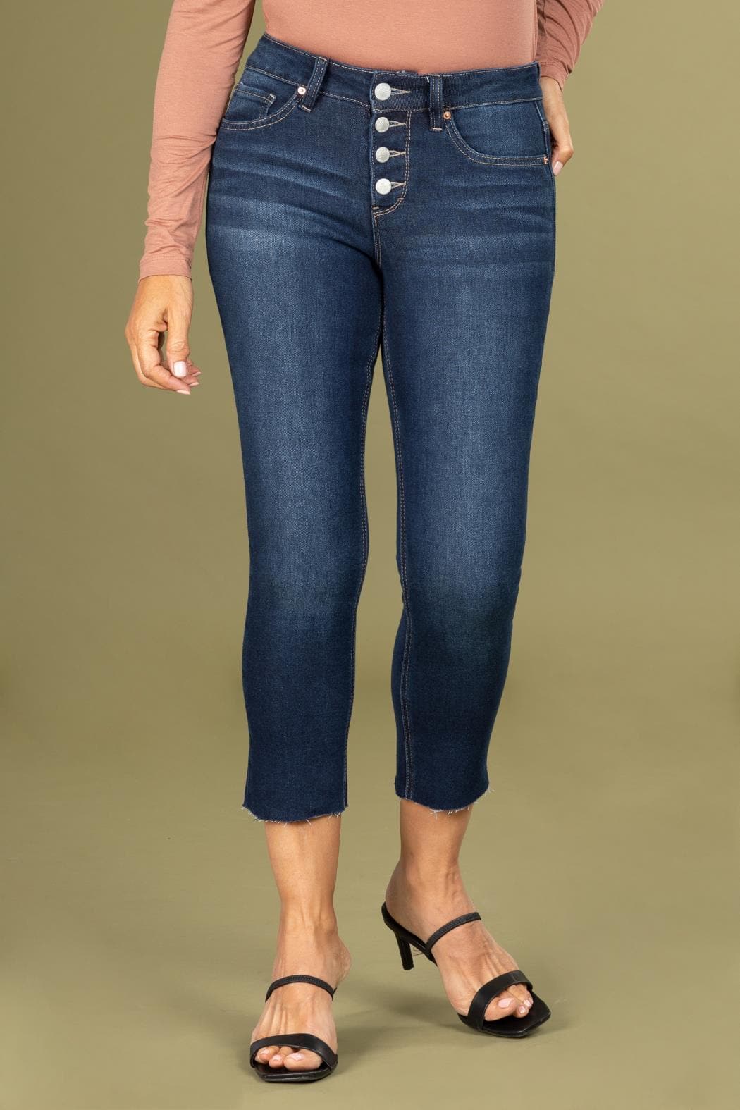 Women's Petite Vintage Dream High Rise Straight Jean
