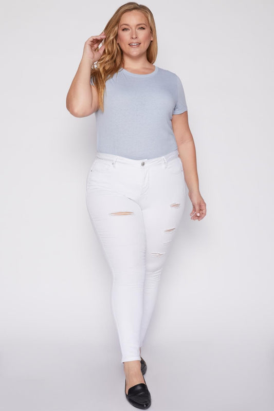 Women's Plus Size High Rise Skinny Jeans