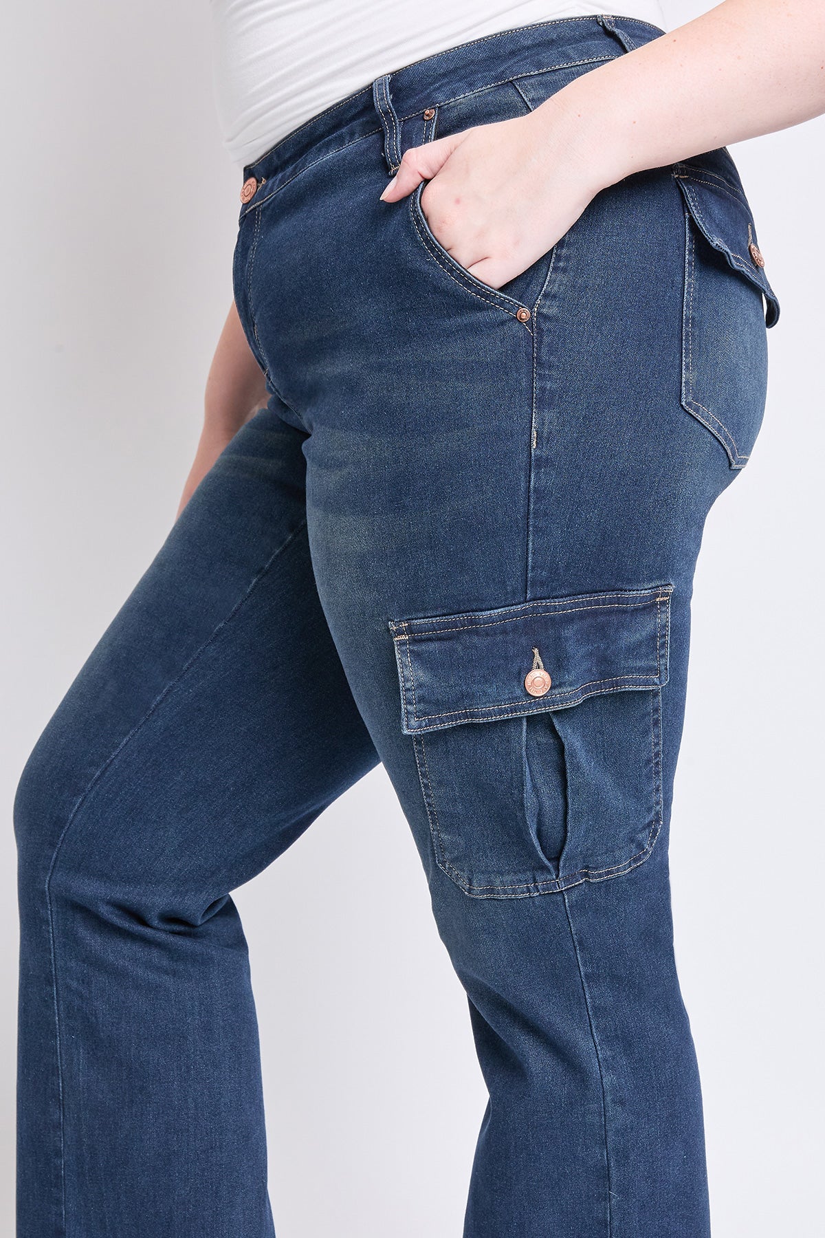 Women's Plus Low Rise Straight  Skater Jeans