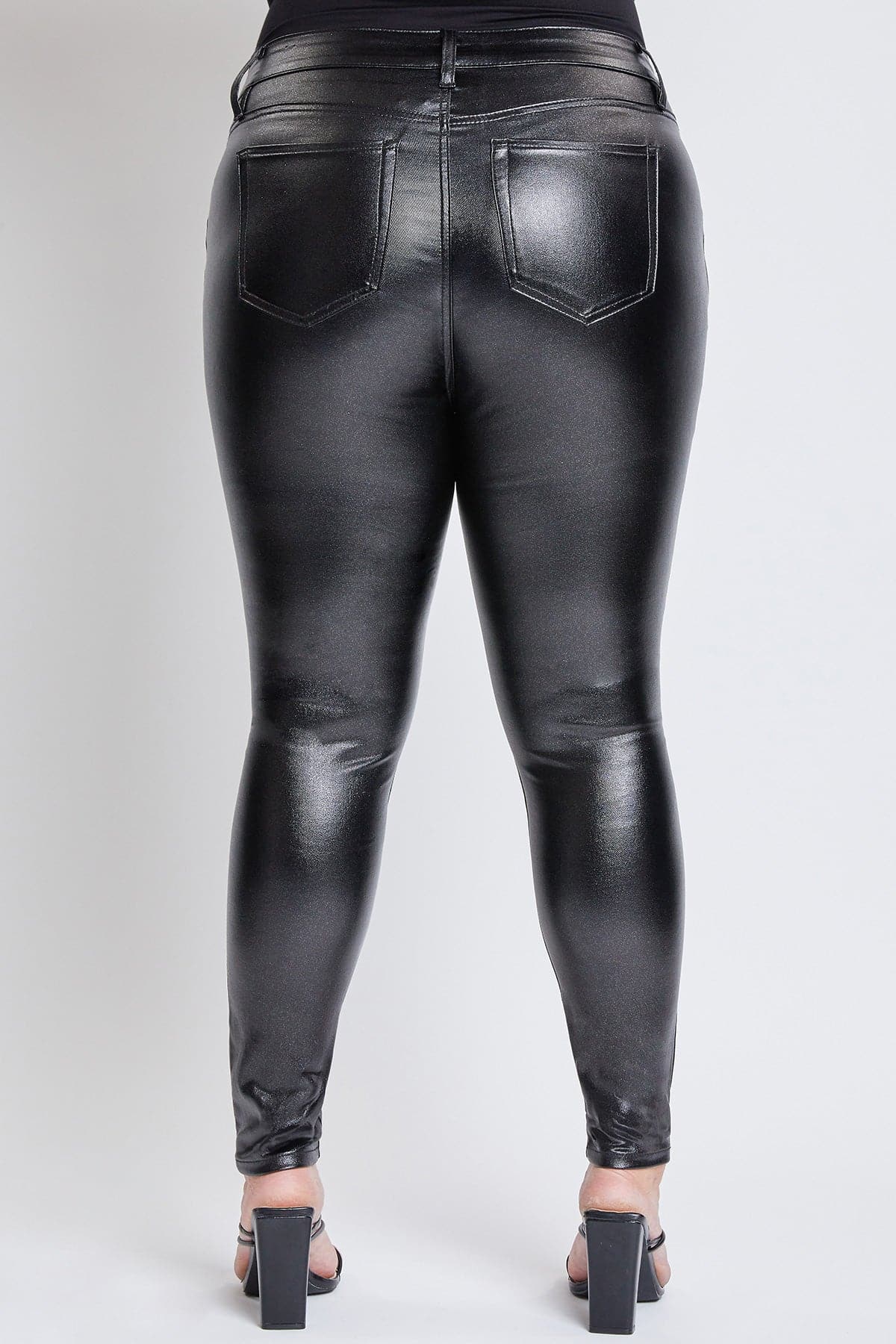 Women's Plus Metallic Skinny Pants