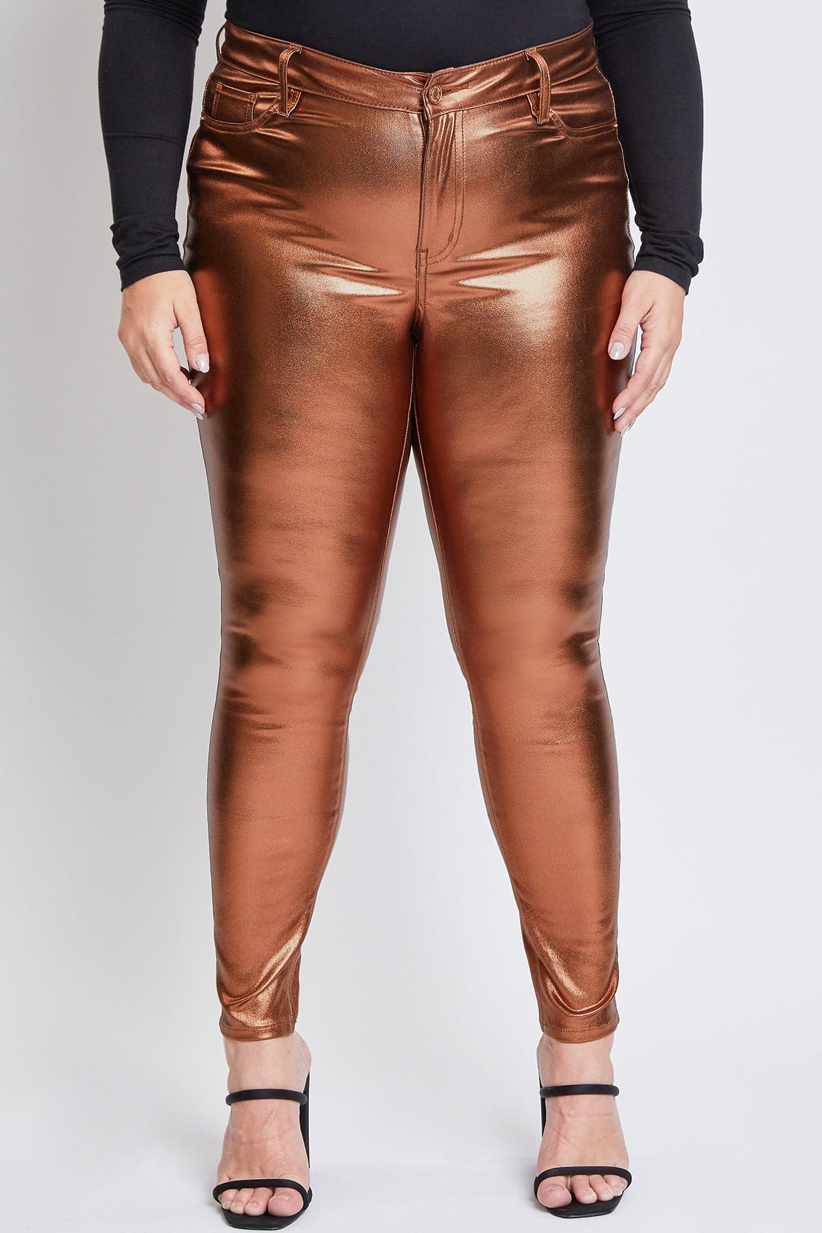 Women's Plus Metallic Skinny Pants