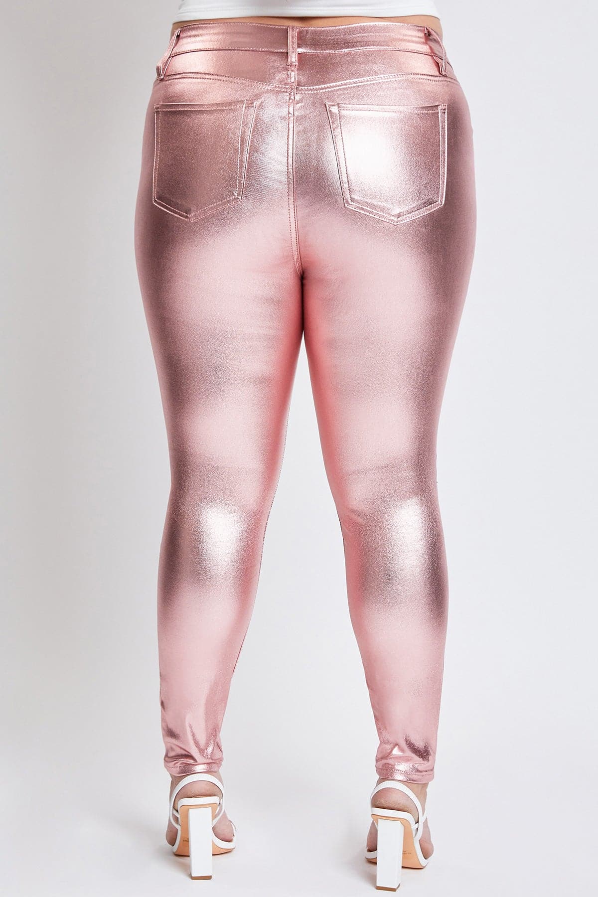 Women's Plus Metallic Skinny Pants