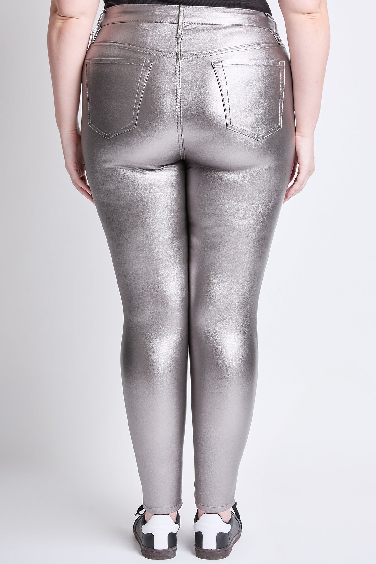 Women's Plus Metallic Skinny Pants
