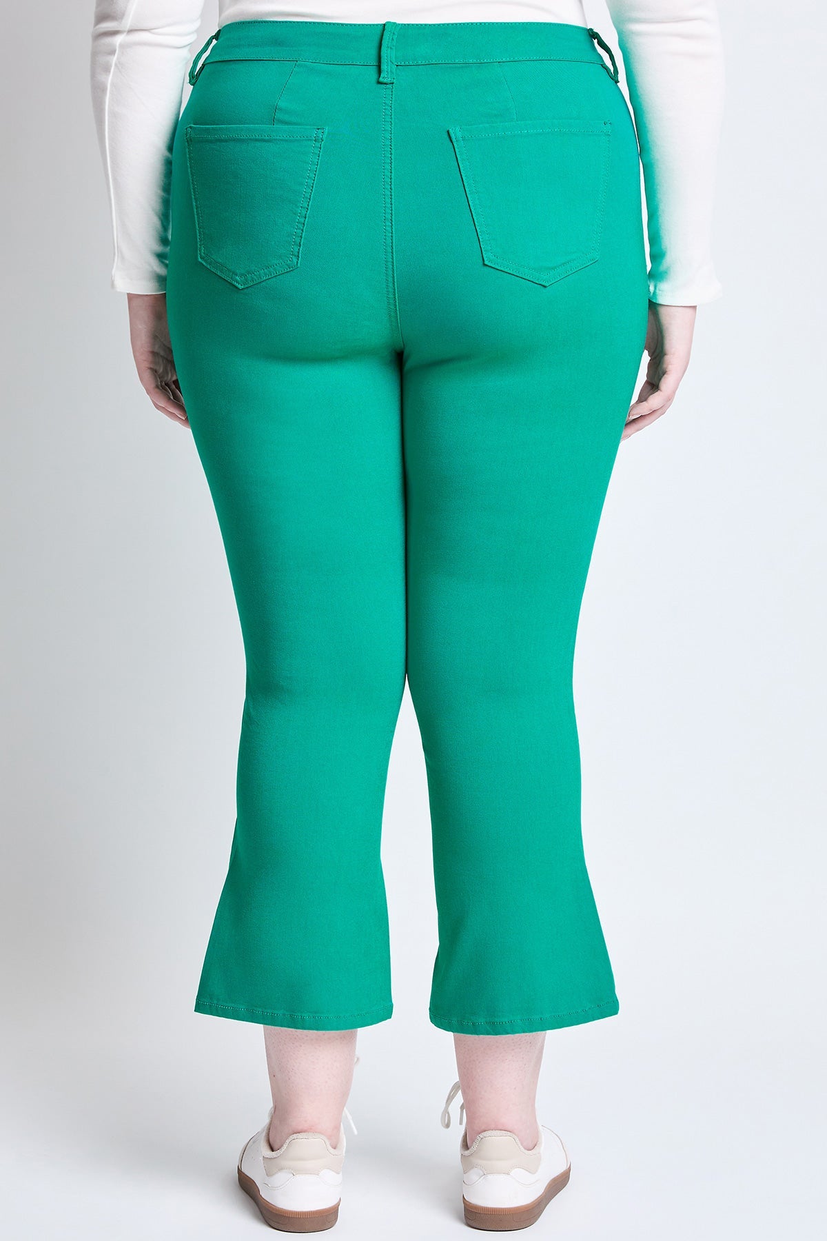 Women's Plus Hyperstretch Cropped Kick Flare Pants