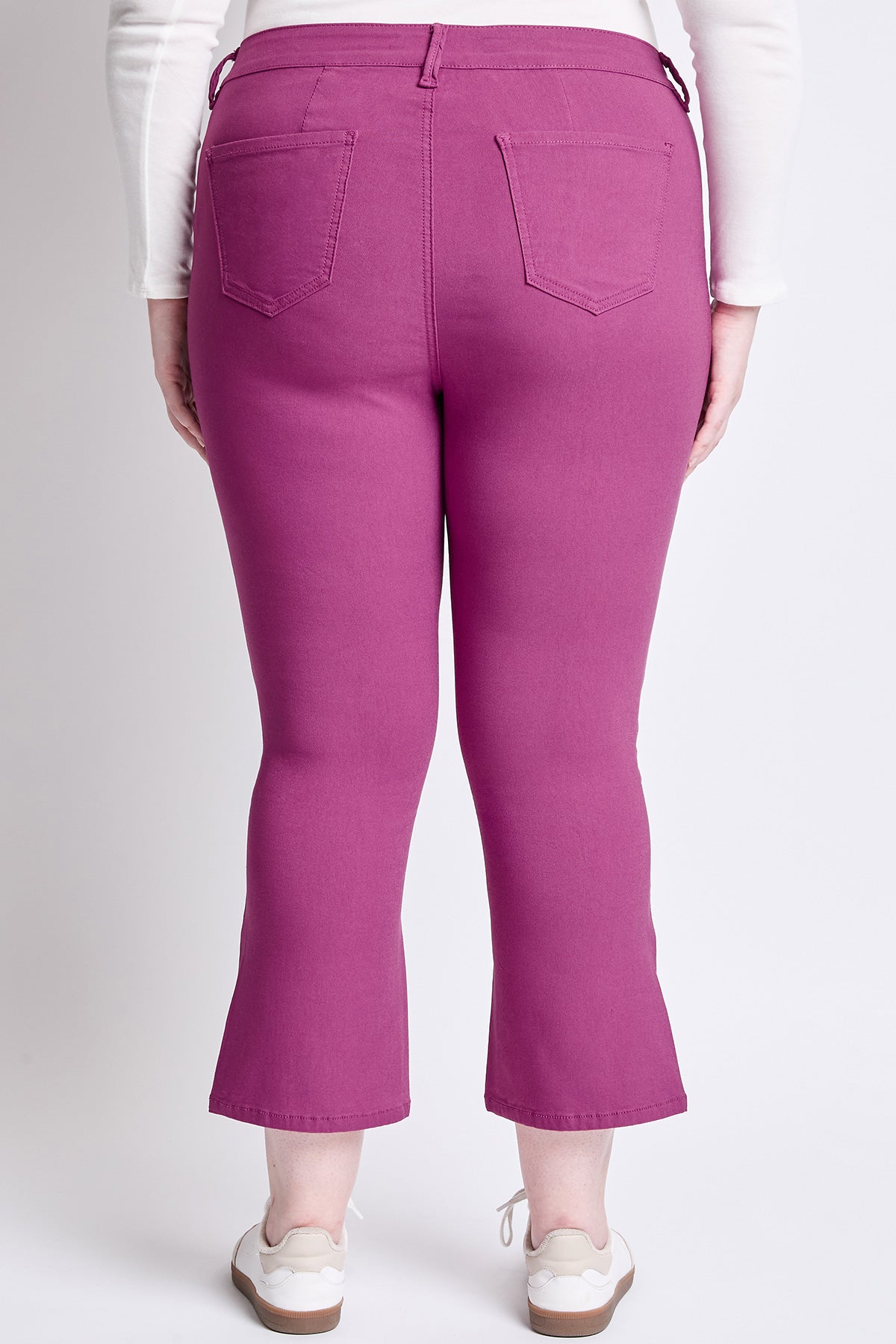 Women's Plus Hyperstretch Cropped Kick Flare Pants