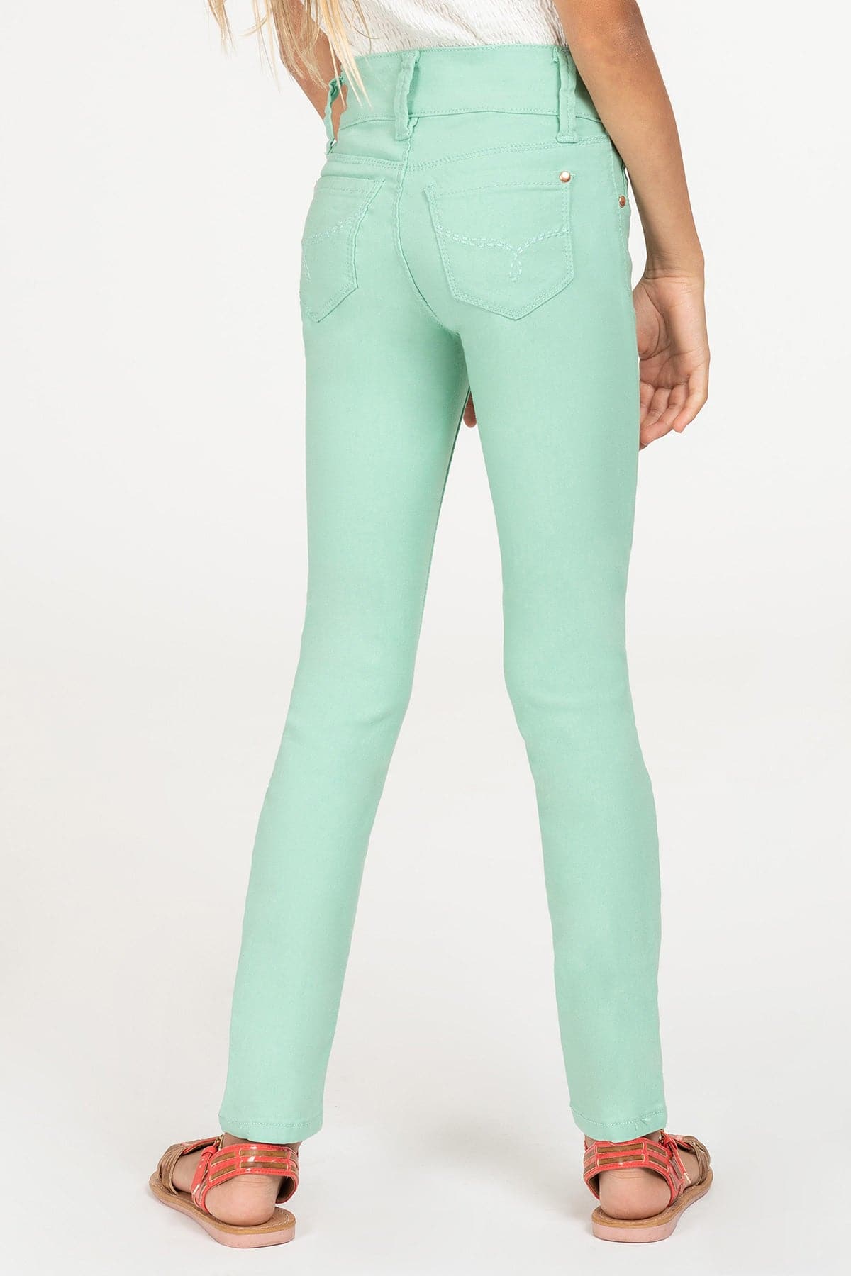 Girls' Stretch Skinny School Color Pants