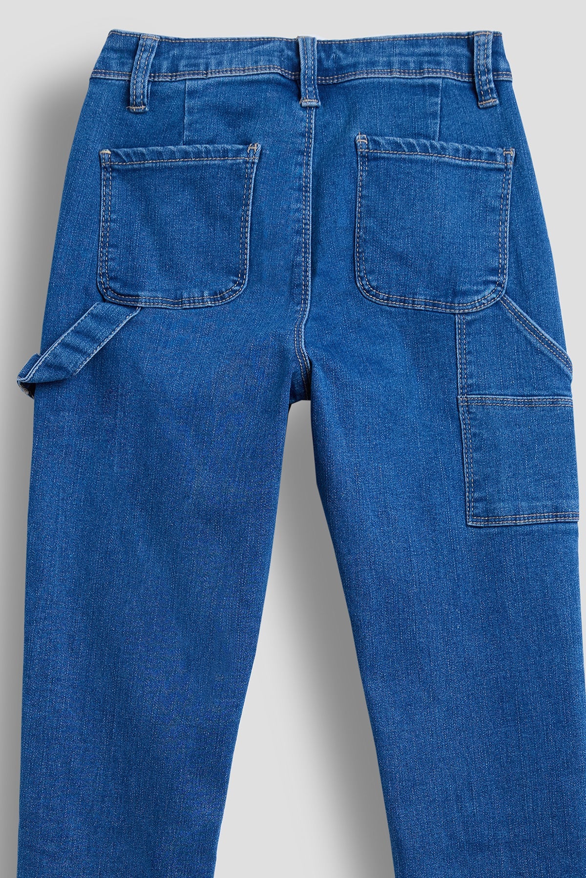 Girls Roll Cuff Carpenter Jeans