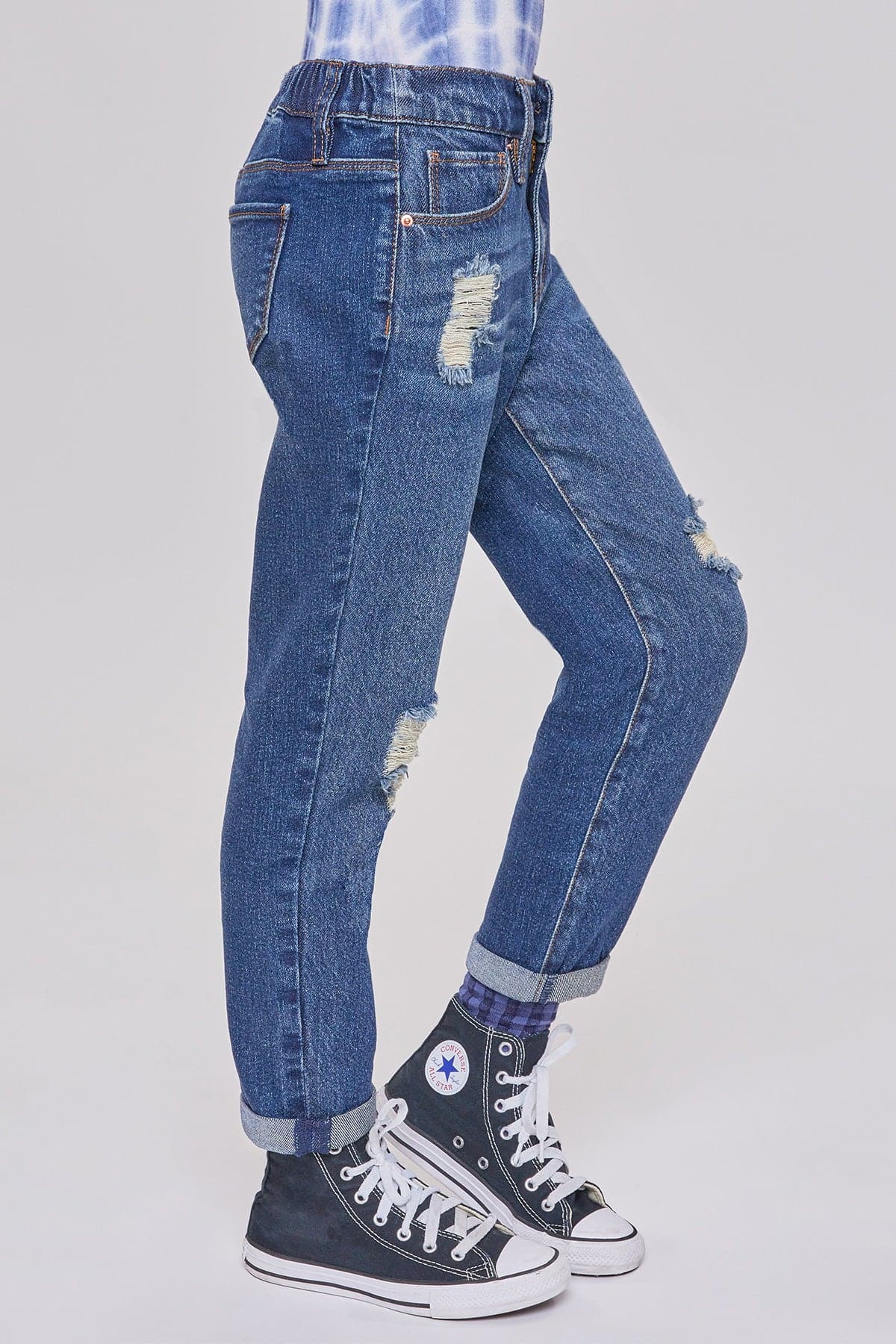 Girls Taylor Dream Relaxed Fit Cuffed Jeans