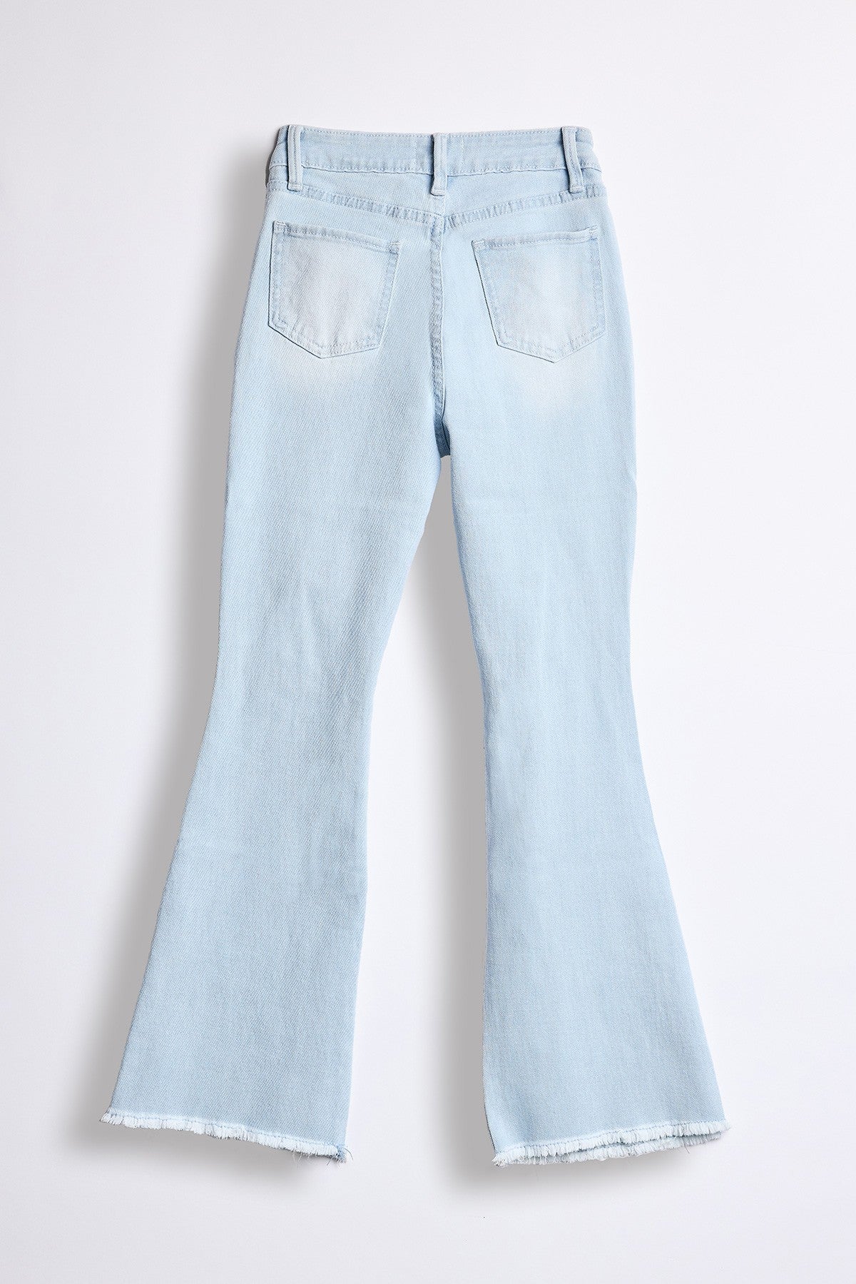 Girls Fray Hem Flare