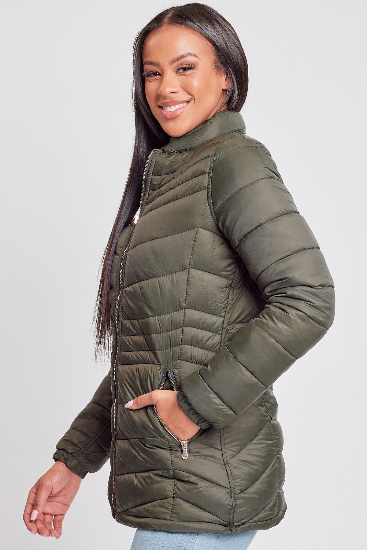 Women's Winter Reversible Puffer Jacket