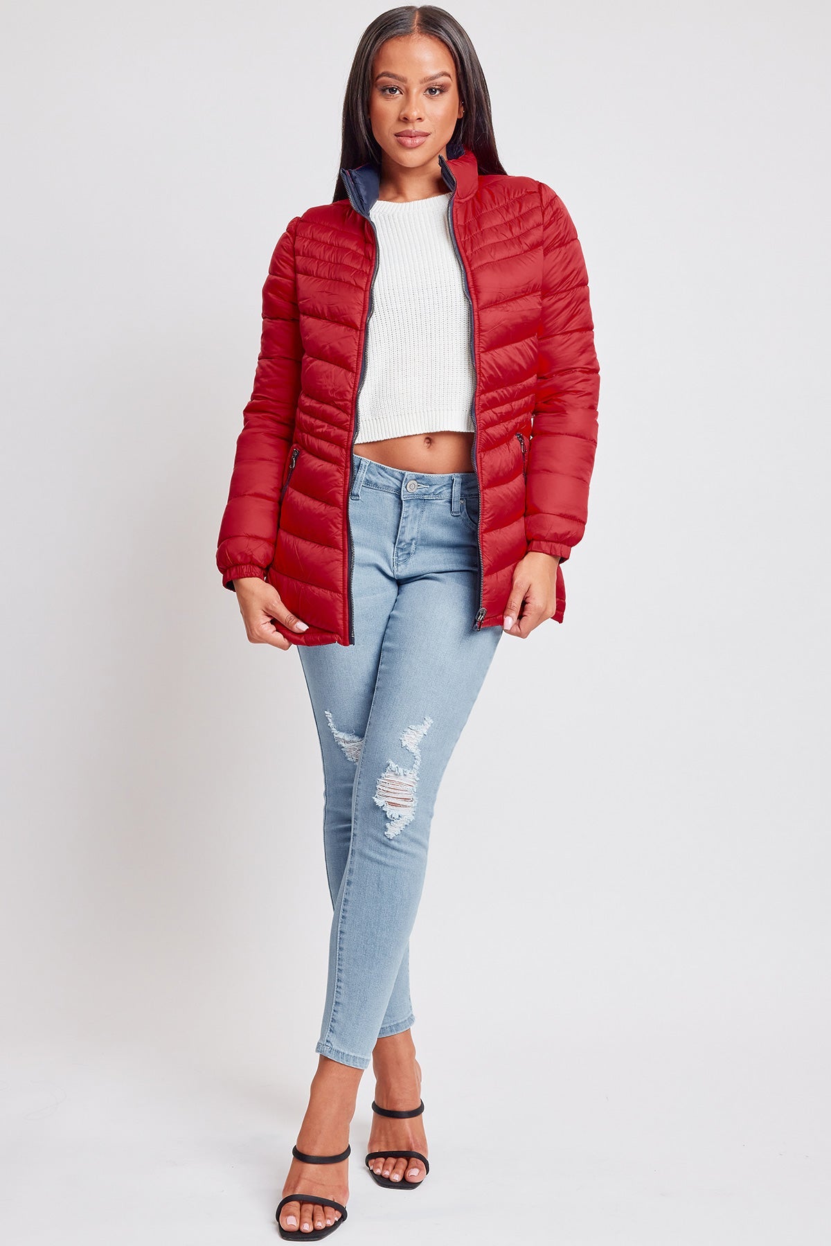 Women's Winter Reversible Puffer Jacket