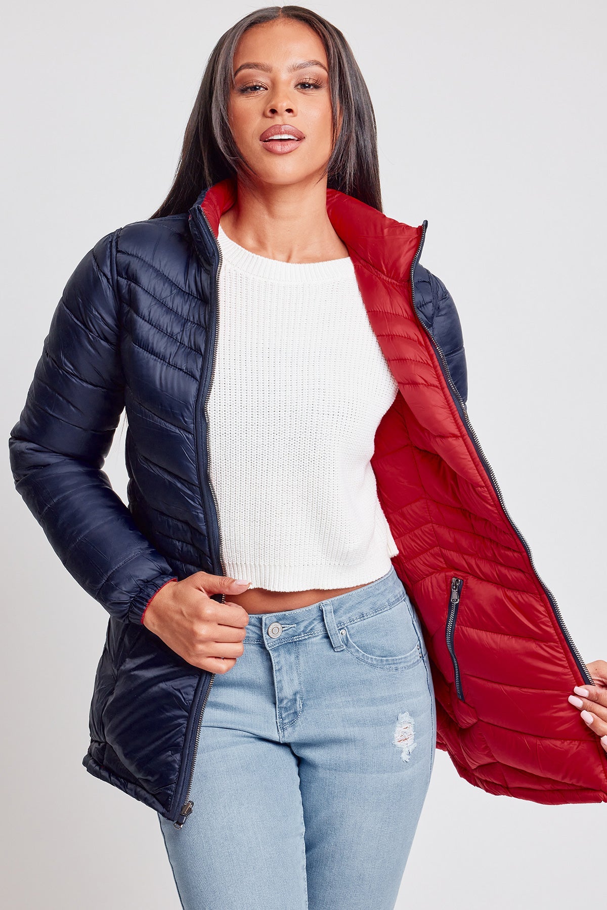 Women's Winter Reversible Puffer Jacket