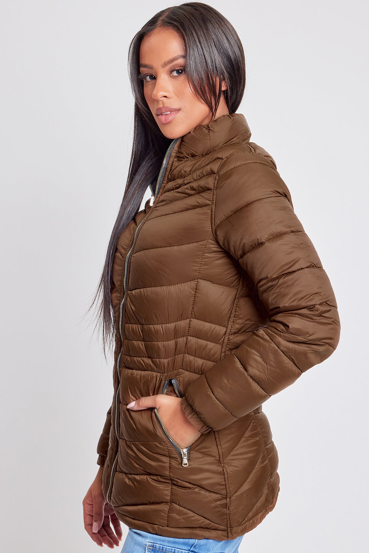 Women's Winter Reversible Puffer Jacket