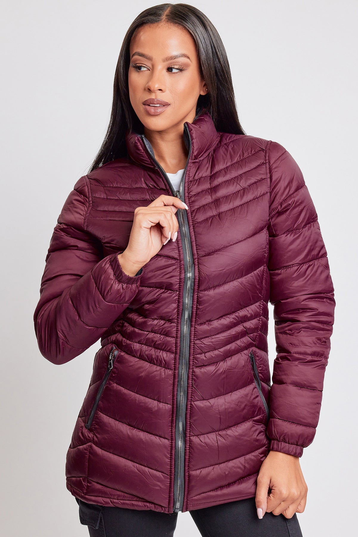 Women's Winter Reversible Puffer Jacket