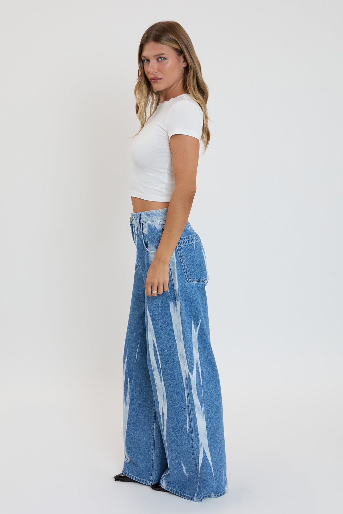 Women's Wide Leg Billie Baggy Jeans