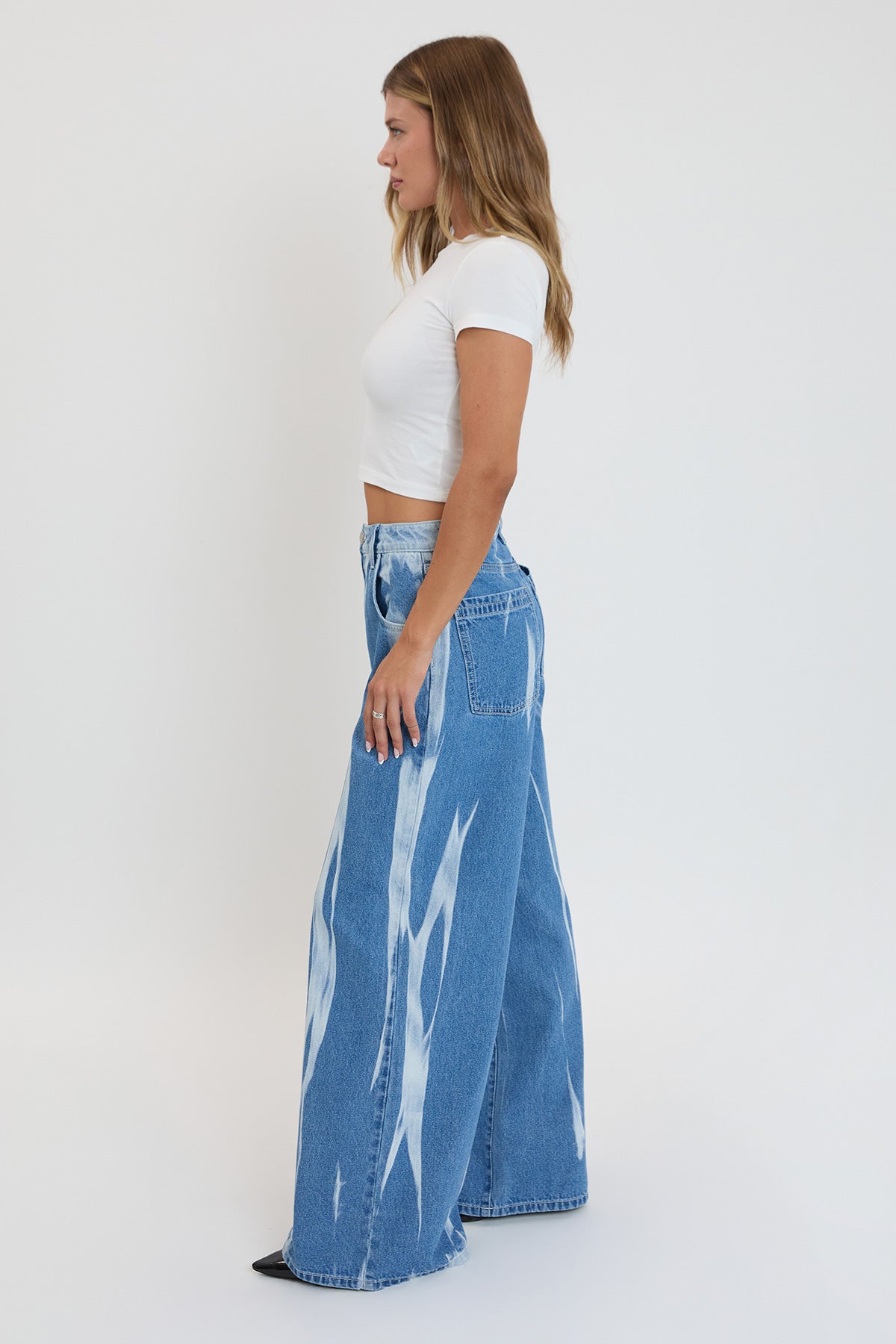 Women's Wide Leg Billie Baggy Jeans