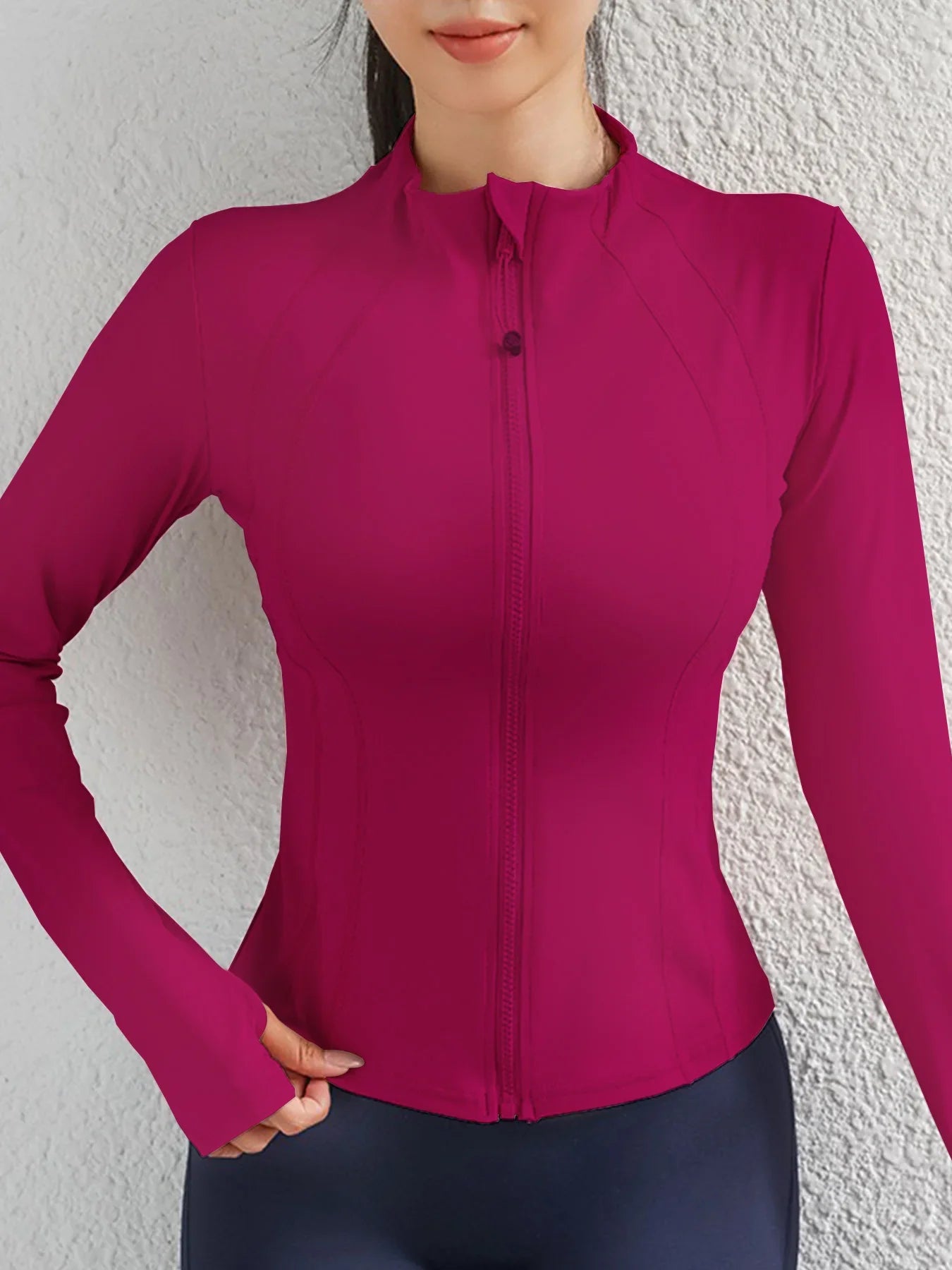 Woman Long Sleeve Sports Jackets