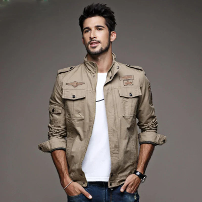 Casual Plus Military Jacket