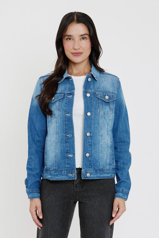 Women's Distressed Denim Jacket