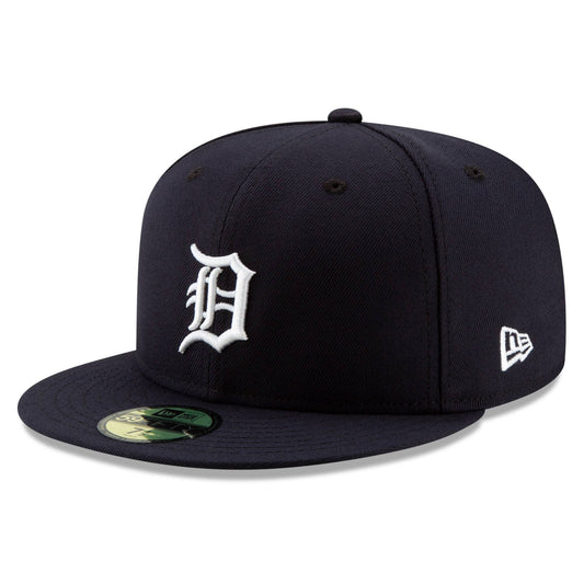 NEW ERA 59FIFTY AUTHENTIC COLLECTION DETROIT TIGERS ON-FIELD HOME HAT - NAVY 70654425